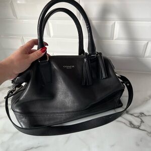 Coach Black Leather Handbag